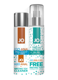 JO H2O Anal Original Lubricant 4oz + GWP JO Misting Toy Cleaner 4oz