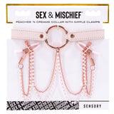 Peaches ‘n CreaMe Collar with Nipple Clamps