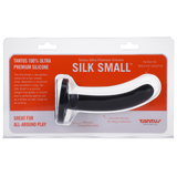 Tantus Silicone Silk Small Silicone Dildo Black