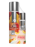 JO Peaches & Cream - JO Peachy Lips 4 fl.oz. + GWP JO H2O Vanilla 1 fl.oz