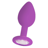 Diamond Butt Plug Regular Purple